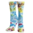 thumbnail image 5 of ODD SOX – Basix Unisex Crew Socks – Tie Dye Dreamy – Medium – Soft Cotton Blend Ribbed Crew,, 5 of 6