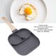 thumbnail image 4 of Sartén Para Cocinar Para El Desayuno, Mango De Madera, A Prueba De Palos, 2 Tazas Redondas, Sartén Para Huevos Fritos, Fácil Limpieza Para Estufa De Inducción, 4 of 8