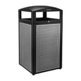 thumbnail image 2 of Alpine Industries Rugged 40 Gal. All Weather Garbage Trash Can, Stainless Steel, 2 of 6