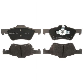 For 1999-2004 Jeep Grand Cherokee Front & Rear Ceramic Brake Pads