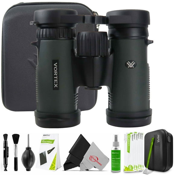 Vortex 8x32 Diamondback HD Binoculars DB-212 + Vivitar Professional Cleaning Kit