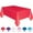 Red, variant on Bxaolu Plastic Table Cloth Rectangle Table Protector 1 Pack, 6×4.5ft Tablecloth, Pink, Table Cloth for Disposable Use, Table Cover for Holiday Party, Gathering