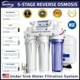 thumbnail image 3 of iSpring RCC7, NSF Certified, 75 GPD High Capacity 5-Stage Reverse Osmosis System, 3 of 10