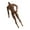 Deep brown, variant on ROZYARD 12.20Inch Male Doll Body 13 Articulated Joints Realistic Male Body Figure