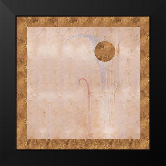 Wiley, Marta 12x12 Black Modern Framed Museum Art Print Titled - Abstract Sun I