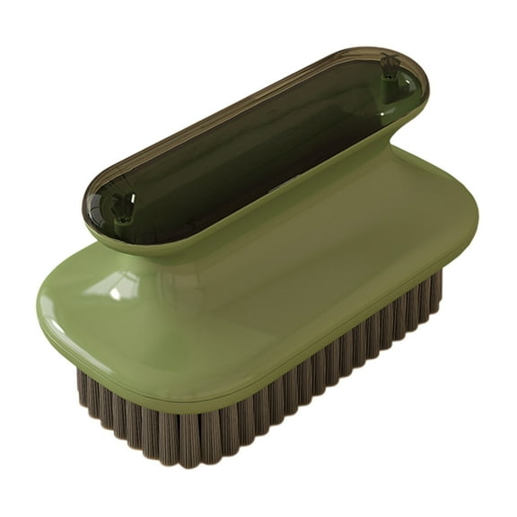 Shoe Brush, Shoe Cleaning Tool, Multifunctional Leather and Fabric Shoe Cleaner, Hard Bristle Durable Handle with Hanging Hole, Portable and Easy to Use for Sports and Casual Shoes