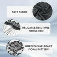 thumbnail image 6 of Shawls and Wraps for Evening Dresses with Tassels for Evening Party Mesh Wedding Shawls for Women for Evening Parties Wedding Shawls, Black, 6 of 8