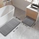 thumbnail image 2 of Juego de alfombras de baño de espuma viscoelástica Yimobra de 2 piezas, color gris, 2 of 6