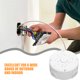 thumbnail image 5 of Caja eléctrica impermeable para uso en exteriores, caja de conexiones resistente a la intemperie, caja eléctrica exterior, caja de conexiones redonda impermeable para pared y techo., 5 of 8