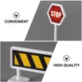 thumbnail image 5 of SHOWERORO 6Set Road Sign Toys Assorted Color Plastic Traffic Education Improve Safety Awareness For Kids 1.5x2.5x6in, 5 of 8