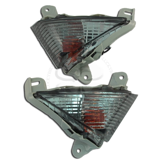 Smoke Front Euro Turn Signal Blinker Kawasaki Ninja ZX 6 10 14 R 650 Z1000 ZG