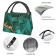 thumbnail image 4 of Disketp Green Gold Glitter Bolsa Térmica Estampada, Bolsa Térmica Aislante para Almuerzo, Playa y Campamento, 4 of 6