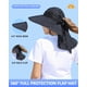 thumbnail image 3 of Sombrero SENWAI con protección UV de ala ancha para mujer, color negro, 3 of 7