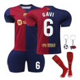 thumbnail image 1 of 2025 Barcelona Home #6 Gavi Soccer Jersey Kits, 1 of 3