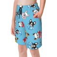 thumbnail image 6 of PAYOHTO Boy Swim Trunks Large Size 14-16 Teens Boy Beach Board Shorts French Bulldog Pug Reading Book Quick Dry Bathing Suit Swimwear, 6 of 9