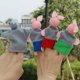 thumbnail image 4 of Juguete de historia de marionetas de dedo de tres cerditos y lobo, muñeca de teatro de narración de cuentos para niños pequeños (tres cerditos y lobo), 4 of 5
