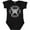 AB-Black, variant on Inktastic Brain Cancer Awareness with Grey Ribbon and Butterfly Boys or Girls Baby Bodysuit