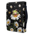 thumbnail image 3 of HELLHERO Frog on Daisy with Butterflies Church Bible Bag for Women, Durable Bible Cover with Zippered Handle for Prayer Outdoor Study Christian Prayer, 3 of 13