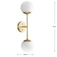 thumbnail image 3 of P710130-109-Progress Lighting-Haas - 2 Light Wall Sconce-24 Inches Tall and 7.12 Inches Wide-Brushed Bronze Finish, 3 of 12