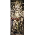 thumbnail image 2 of El Greco 8x14 Gold Ornate Wood Framed with Double Matting Museum Art Print Titled - Baptism of Christ, 2 of 4