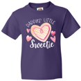 thumbnail image 3 of Inktastic Daddy's Little Sweetie with Pink Heart Cookie Youth T-Shirt, 3 of 5