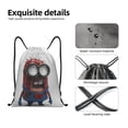 thumbnail image 4 of Pofeuu Minions for Water-Resistant 210D Drawstring Bag Compact Foldable Design Gym Yoga Travel Essentials Lightweight Carryall-Medium, 4 of 6