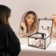 thumbnail image 3 of Vitrina de maquillaje Costravio Clear Portable Transparente, 3 of 7
