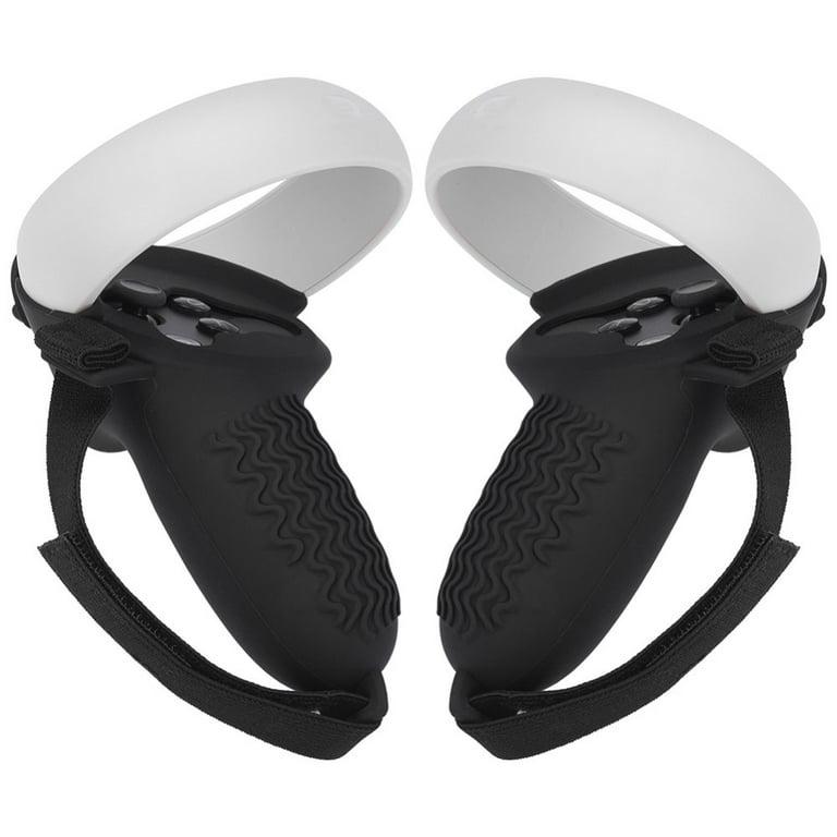 frihed Tilstand bibel 1 Pair for Oculus Quest 2 Accessories VR Controller Strap Grip Cover for  Oculus Quest 2 Adjustable Comfortable Handle Soft Silicone - Walmart.com