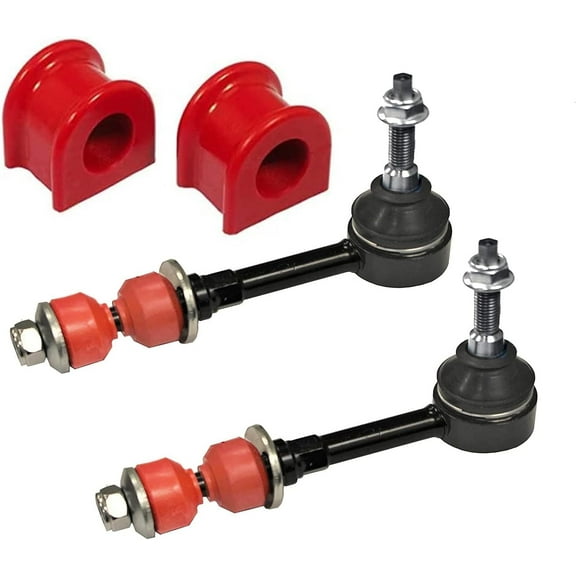 suspension dudes 4PC Front Sway Bar Links Bushings Dodge Ram 1500 2500 3500 4x4 HD 32MM BAR
