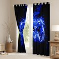 thumbnail image 3 of jejeloiu Kids Gamepad Controller Curtains Pack of 2 (42x84 Each),Gamer Gaming Curtains Blackout,Blue Splash Ink Bedroom Curtains For Adults,Ultra Soft Home Decor, 3 of 6