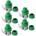 thumbnail image 2 of MasteelfCA 5pcs 1/2 Inch Car Wash Connector Tap Connectors Garden Hose Faucet Plastic Quick Connector (Green), 2 of 8