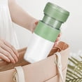 thumbnail image 4 of Hxlamzoo Portable Automatic Mixing Cup with USB Rechargeable Design - Protein Shaker, Coffee Blender, Travel-Friendly Stirring Cup for Powder & Liquid Mixing (Green Plastic, Includes Data Cable), 4 of 6