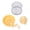 Yellow, variant on BIMZUC Citrus Juicer Manual Handheld Compact Portable Extractor Household Rotary Squeezer for Lemon Orange Fruit, Durable Kitchen Tool with 3 Pieces, 7.09 inches / 18 cm Length, Yellow