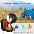 thumbnail image 3 of Foldable Heated Stadium Seats, Yghoky Portable Stadium Seat Heated Seat Cushion Extra Wide Heated Stadium Seat Upgrade 3 Heated Foldable Chairs For Bleachers (Mobile Power Not Included), 3 of 4