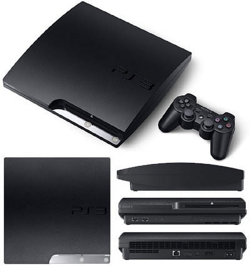 PS3: New Sony PlayStation 3 Slim Console (500 GB) - Black - Includes - The  Last of Us and GTA V Games Consoles - Zavvi US