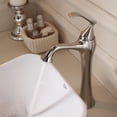 KRAUS 15 1/2-inch Modern Art White Porcelain Ceramic Bathroom Vessel ...