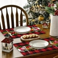 thumbnail image 4 of putnchl Christmas Placemats Cartoon Party Insulation Dining Table Christmas Atmosphere Placemats, 4 of 5