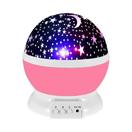 

Colorful LED Starry- Sky Projector Rotating Gypsophila Sky Lights Night Light