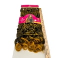 thumbnail image 1 of Lush Hair Curly Braid French Curls 66" Braiding Hair 100% Synthetic Fiber, 5 bundles, Soft & Shiny, Pre-Stretched, Curly or Wavy Tips, Box, Goddess, Knotless Braids, 320g, 1 of 11