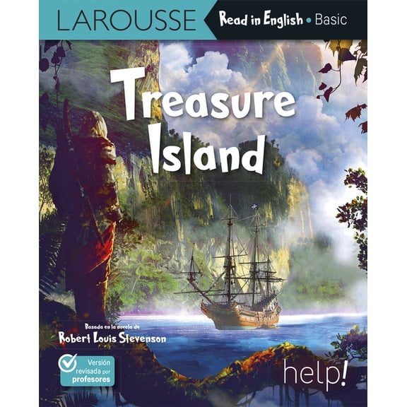 Read in English Treasure Island, (Paperback)