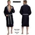 thumbnail image 4 of Men's Soft Plush Fleece Classic or Hooded Robe with Front Pockets, 4 of 7
