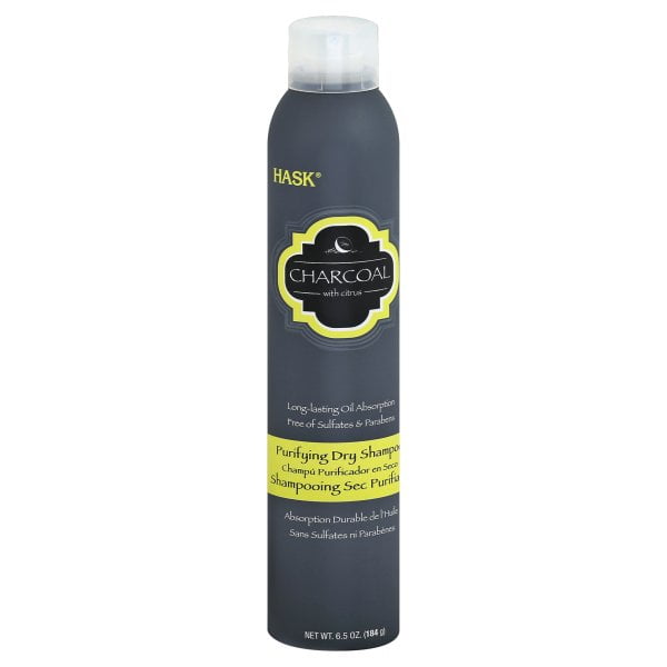 Hask Purifying Dry Shampoo, Charcoal and Citrus, 6.5 oz