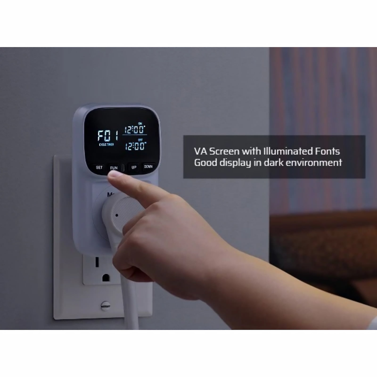 GUYUTING Digital Temperature Controller For Home Brewing Incubators 16A 1800W Heating Cooling VA Display Power Memory