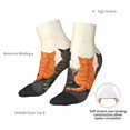 thumbnail image 6 of Naloa Four Cats Watching Rain Ankle Socks for Women Non Slip Socks No Show Socks Classic Low Cut Casual Socks Casual Socks, 6 of 7