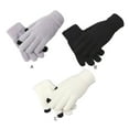 thumbnail image 2 of Naiovety Guantes completos Invierno Cálido Pantalla táctil Estudiantes Térmico Flexible Calentador de manos Al aire libre Felpa Mitones Suministros térmicos Violeta, 2 of 6