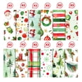 thumbnail image 2 of 24 Sheets Christmas Scrapbook Paper, 12 x 12 Double Sided Xmas Cardstock Origami Craft Paper for Card Making Photo Album Junk Journal Supplies, 2 of 6