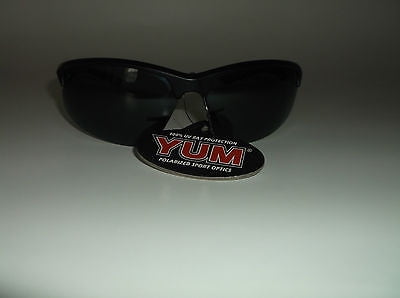 Yum Men's Polarized Sunglasses, Black