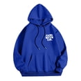 thumbnail image 5 of MHFRRA Sudadera con Capucha Estampada para Uso Diario Sudadera Informal para Mayor Comodidad y Estilo En Actividades Deportivas y de Ocio Azul, 5 of 5