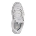 thumbnail image 3 of FILA Womens White 1" Platform Comfort Removable Insole Treaded Disruptor Ii Premium Lace-Up Leather Athletic Sneakers 10, 3 of 4