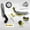 Gold, variant on Motorcycle Handguards, Anodized Motorbike Handguards Wind Protector Universal For 7/8'' Handlebar, 1 Pair